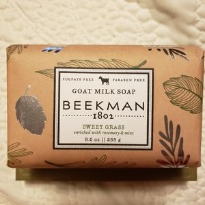 NEW Beekman 1802 Sweet Grass 9 oz Goat Milk Soap